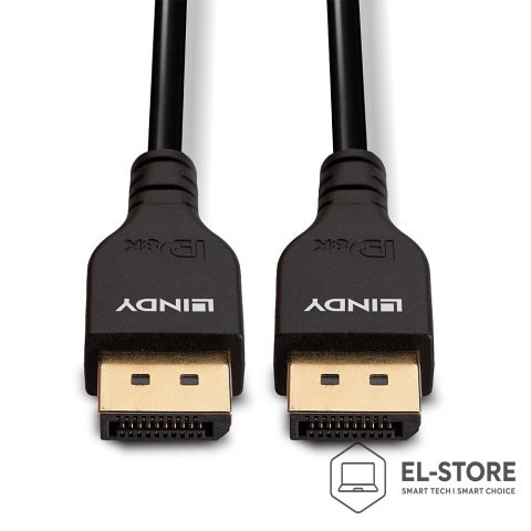 LINDY Lindy 36463 kabel DisplayPort 3 m Czarny