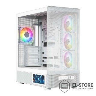 MODECOM MODECOM Obudowa Volcano AQ400 ARGB Midi biała