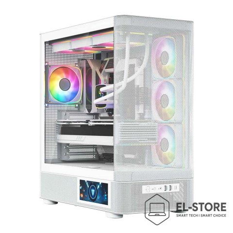 MODECOM MODECOM Obudowa Volcano AQ400 ARGB Midi biała