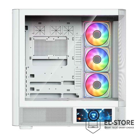 MODECOM MODECOM Obudowa Volcano AQ400 ARGB Midi biała