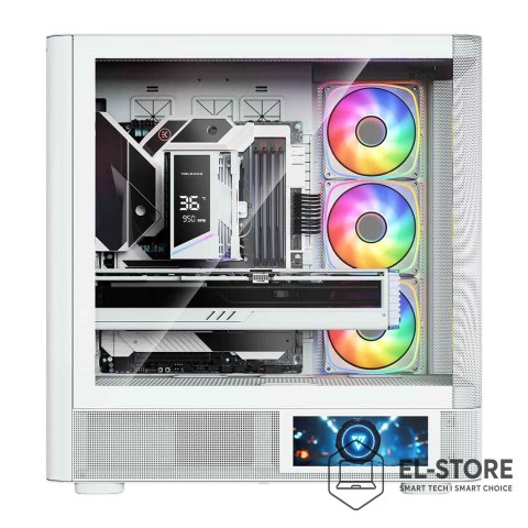 MODECOM MODECOM Obudowa Volcano AQ400 ARGB Midi biała