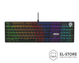 MSI MSI FORGE GK320 RED US | Gaming keyboard | Wired | US | Mechanical RED Switches