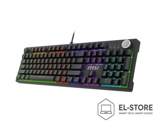 MSI MSI FORGE GK320 RED US | Gaming keyboard | Wired | US | Mechanical RED Switches