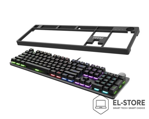 MSI MSI FORGE GK320 RED US | Gaming keyboard | Wired | US | Mechanical RED Switches