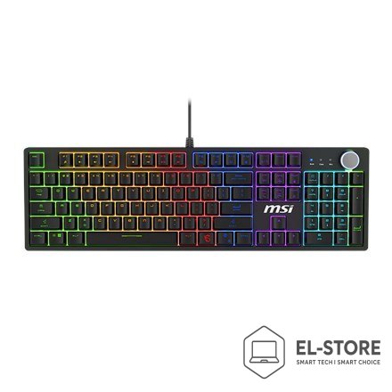 MSI MSI FORGE GK320 RED US | Gaming keyboard | Wired | US | Mechanical RED Switches