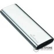 No name MediaRange MR1101 Zewnętrzny dysk SSD 240 GB USB Type-C 3.2 Gen 2 (3.1 Gen 2) Srebrny