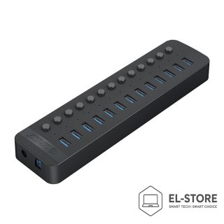 ORICO HUB USB-A Orico CT2U3-13AB-EU-BK-BP 13x USB-A 5Gbps BC 1.2 60W czarny
