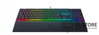 RAZER Klawiatura Razer Gaming Keyboard Ornata V3 RGB LED light, RU, Przewodowa, Czarny, Razer Mecha-Membrane, Klawiatura numeryczna