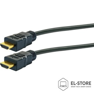 Schwaiger Schwaiger HDM150 013 kabel HDMI 15 m HDMI Typu A (Standard) Czarny, Złoto