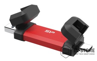 Silicon Power Silicon Power DS72 pamięć USB 250 GB USB Type-A / USB Type-C 3.2 Gen 2 (3.1 Gen 2) Czerwony