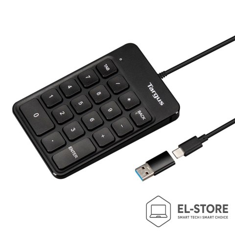Targus Targus AKP13GL klawiatura numeryczna Uniwersalne USB Czarny