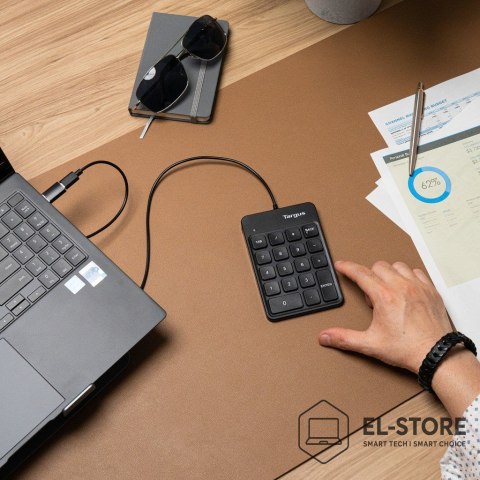 Targus Targus AKP13GL klawiatura numeryczna Uniwersalne USB Czarny