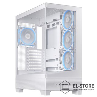 ASUS ASUS A31 Plus TG ARGB WHITE Midi Tower Biały