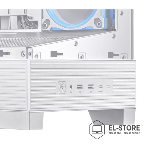 ASUS ASUS A31 Plus TG ARGB WHITE Midi Tower Biały