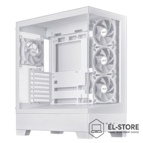ASUS ASUS A31 Plus TG ARGB WHITE Midi Tower Biały