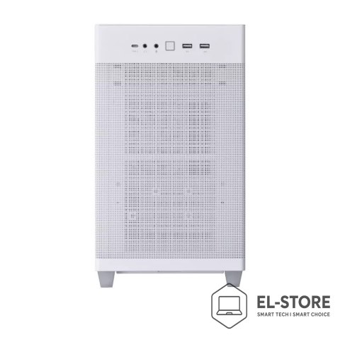 ASUS ASUS AP201 PRIME CASE TG WHITE Mini Tower Biały