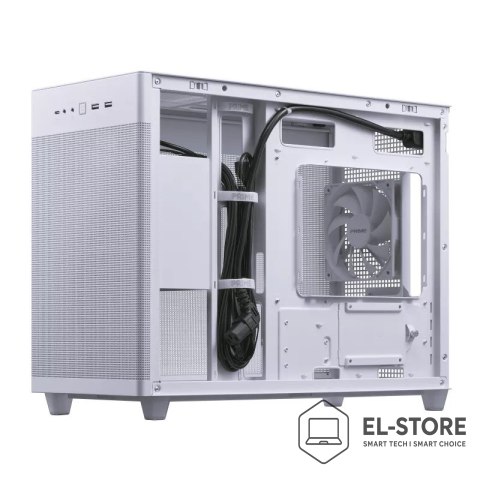 ASUS ASUS AP201 PRIME CASE TG WHITE Mini Tower Biały