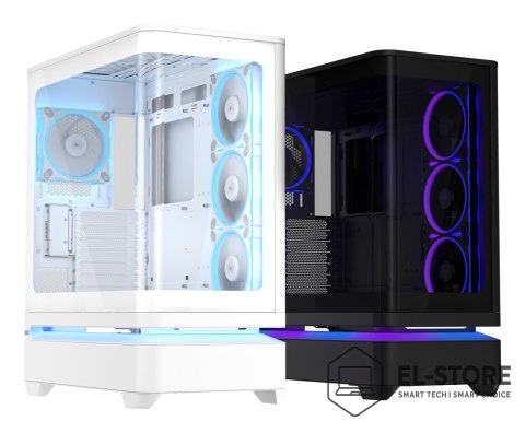 ASUS Obudowa ASUS PRIME AP304 TG ARGB WHITE