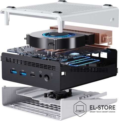 CHUWI PC Chuwi Ubox-P Ryzen 5 6600H 16GB SSD512 BT W11Pro