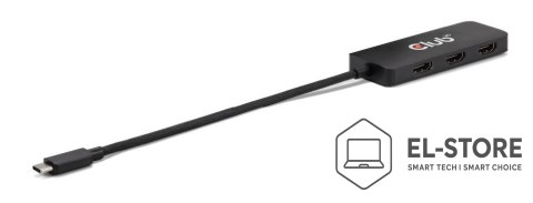 Club 3D Club3D MST-Hub USB 3.2 Typ C > 3x HDMI 4K60Hz St/Bu retail