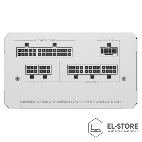Corsair Corsair RM Series RM850e moduł zasilaczy 850 W 24-pin ATX ATX Biały