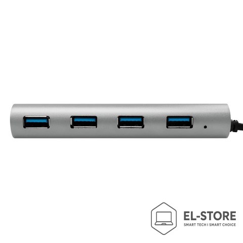 LogiLink LogiLink UA0309 huby i koncentratory USB 3.2 Gen 1 (3.1 Gen 1) Type-C 5000 Mbit/s Szary