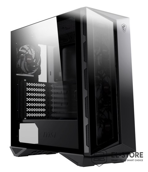 MSI Obudowa komputerowa MSI MPG GUNGNIR 110R Mid Tower Gaming Computer Case Black, USB 3.2 Gen2 Type C, 4x 120mm ARGB Fan, Mystic Li