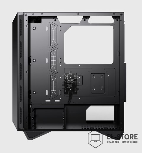MSI Obudowa komputerowa MSI MPG GUNGNIR 110R Mid Tower Gaming Computer Case Black, USB 3.2 Gen2 Type C, 4x 120mm ARGB Fan, Mystic Li