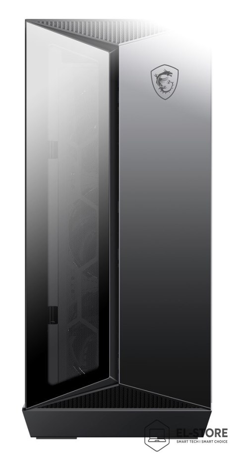 MSI Obudowa komputerowa MSI MPG GUNGNIR 110R Mid Tower Gaming Computer Case Black, USB 3.2 Gen2 Type C, 4x 120mm ARGB Fan, Mystic Li