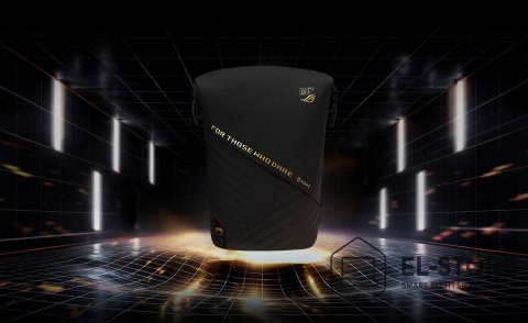 No name ASUS ROG SLASH Backpack Edition 20 plecak Plecak rolowany Czarny Poliester, Skóra woskowana (Pull Up)