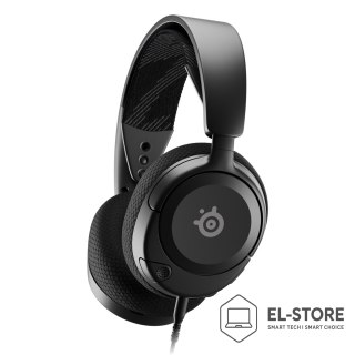 SteelSeries Słuchawki SteelSeries Arctis Nova 1 Black PC Odnowione