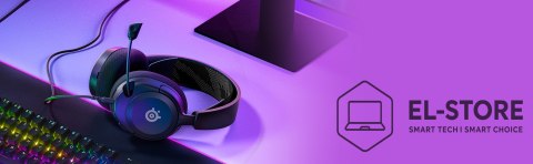 SteelSeries Słuchawki SteelSeries Arctis Nova 1 Black PC Odnowione