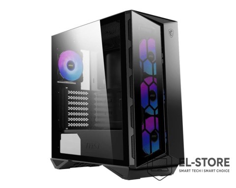 MSI Obudowa komputerowa MSI MPG GUNGNIR 110R Mid Tower Gaming Computer Case Black, USB 3.2 Gen2 Type C, 4x 120mm ARGB Fan, Mystic Li