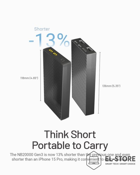 NITECORE POWER BANK 20000MAH/NB20000 GEN3 NITECORE