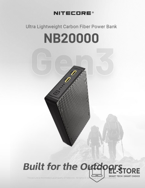 NITECORE POWER BANK 20000MAH/NB20000 GEN3 NITECORE