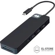 No name Hyper HyperDrive Flex 8 Port USB-C Hub, Black | HD4102BKGL | HDMI ports quantity 1