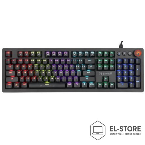No name Marvo KG917 klawiatura Gaming USB Czarny