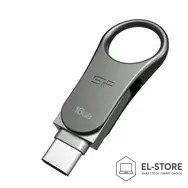 Silicon Power Silicon Power Mobile C80 pamięć USB 16 GB USB Type-A / USB Type-C 3.0 (3.1 Gen 1) Tytan