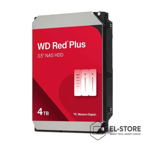 WD Dysk HDD WD Red Plus WD40EFZZ (4 TB ; 3.5"; 128 MB; 5400 obr/min)