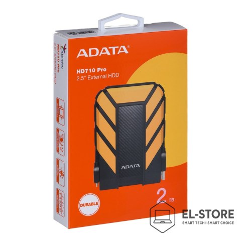 ADATA ADATA HD710 Pro zewnętrzny dysk twarde 2 TB Czarny, Żółty