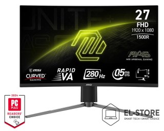 MSI MSI MAG 276CPXF monitor komputerowy 68,6 cm (27") 1920 x 1080 px Full HD LCD Czarny
