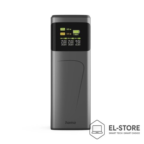 No name Hama High Power Litowo-jonowa (Li-Ion) 20000 mAh Szary