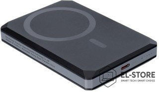 No name Powerbank Veger GeoWallet Tracker X5 5000 mAh 20 W PD QC 3.0 MFi MagSafe USB-C czarny