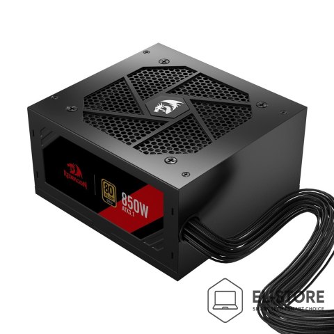 REDRAGON REDRAGON GC-PS007-SE 850W 80 Plus Gold ATX 3.1 moduł zasilaczy Czarny