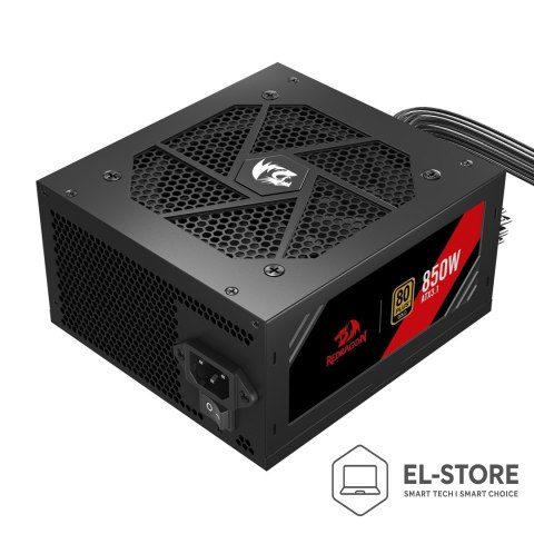 REDRAGON REDRAGON GC-PS007-SE 850W 80 Plus Gold ATX 3.1 moduł zasilaczy Czarny