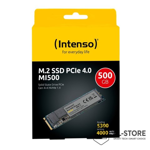 INTENSO Dysk M.2 500GB Intenso MI500 NVMe PCIe 4.0 x 4
