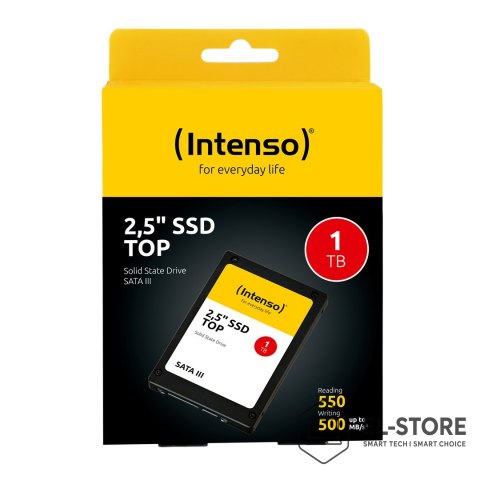 INTENSO Dysk SSD Intenso Top 2.5" 1TB SATA III MLC 3812460