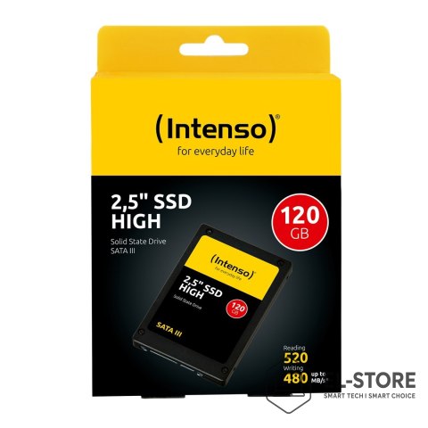INTENSO Intenso High 2.5" 120 GB Serial ATA III TLC