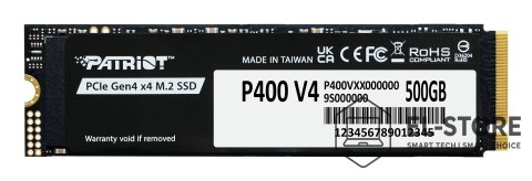 No name Patriot Memory P400 V4 500 GB M.2 PCI Express 4.0 NVMe