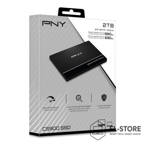 PNY Technologies Dysk SSD PNY 2TB 2,5 SATA3 SSD7CS900-2TB-RB